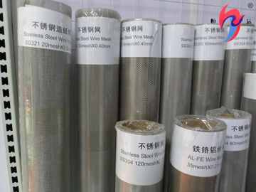 Çin 304 316L Paslanmaz Çelik Elek Örgü Rulo Dokuma Tel Kumaş 400 300 200 100 Mikron Tedarikçi
